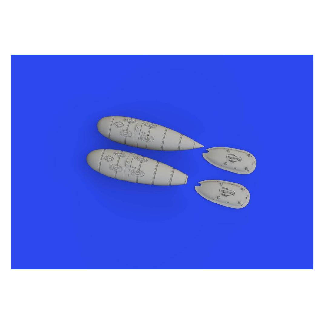 Eduard Bf 109F/G external fuel tanks 1/72 (672321)