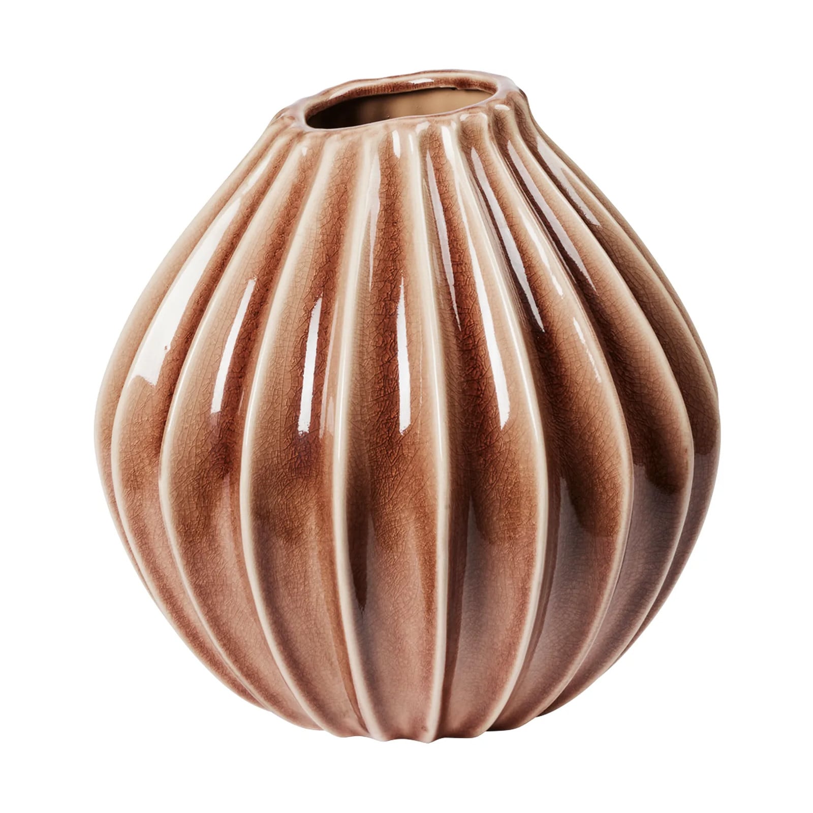 Broste Copenhagen Wide vaas L 30 cm Fawn