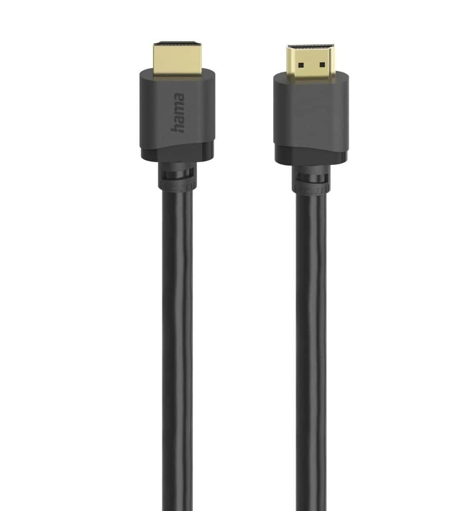 Hama 202028 48 Gbit/s Stecker Gerade HDMI auf HDMI Typ A (Standard) 2 m (Schwarz) 00202028