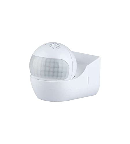 V-TAC VT-8028 Infrarood bewegingssensor voor binnen en buiten, Wit, IP44, 180°
