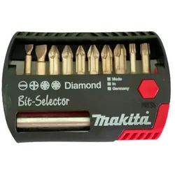 Makita Bit Box Bit Set Selector Diamond 11tlg. P-38750 Bithalter magnetisch