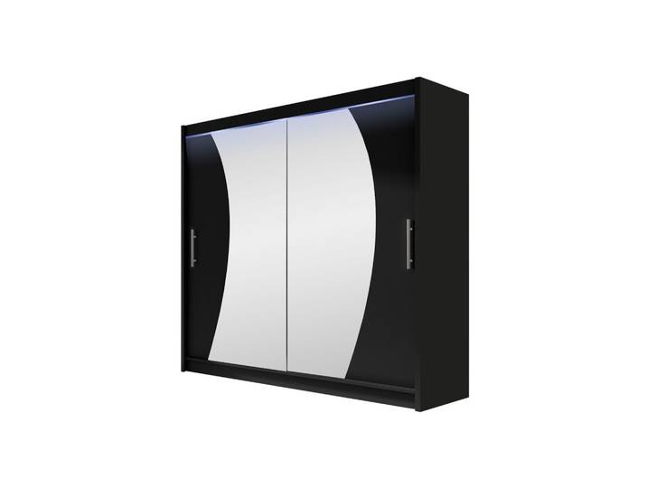KLEIDERSCHRANK London IX, mit RGB LED Beleuchtung