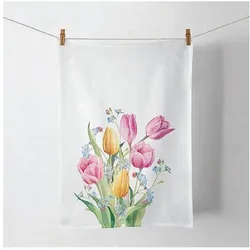 Ambiente, Osterdeko, Küchenhandtuch Tulips Bouquet 50x70 cm
