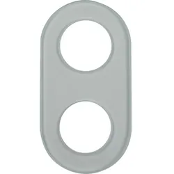 Hager Glasrahmen 2fach Serie Glas klar