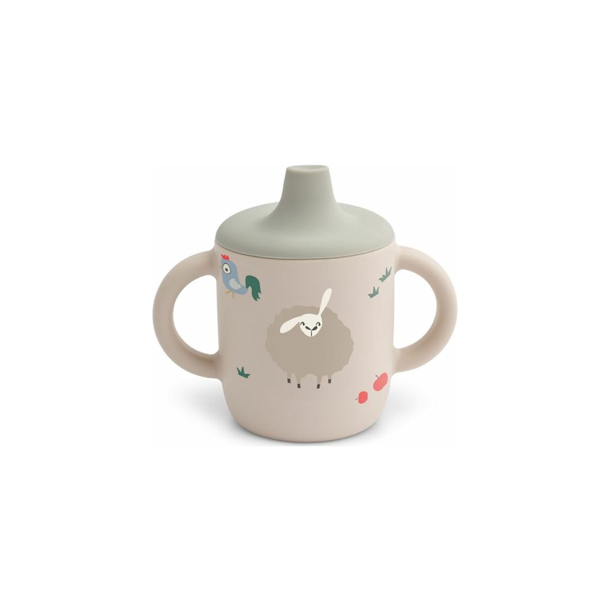 Liewood Neil Sippy Cup farmlife / sandy (3035) ONE SIZE LW13060-3035-ONE SIZE-CU
