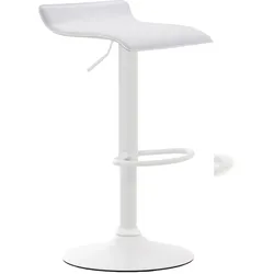 Proregal CHEFGASTRO Barhocker SPLIT Kunstleder Weiß HxBxT 63x36x39cm Kunstleder Weiß Barstuhl
