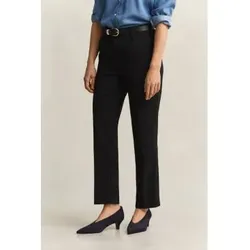 Gant für Damen. 4150363 Fließende Slim-Hose schwarz (38), Lässig, Klassisch, Viskose