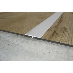 minileiste UL25X2 Übergangsprofil Silber für Klebevinyl 2000x3x25 mm