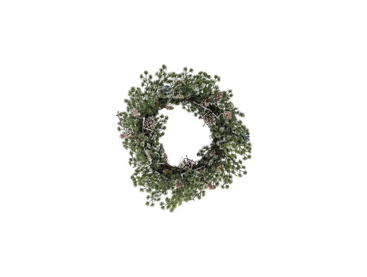 Couronne de Noël artificielle 50 cm verte Cedar