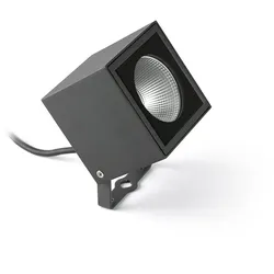 Faro Outdoor LED Projektorlampe OKO 20W, 3000K, IP65, dunkelgrau FAR-70161