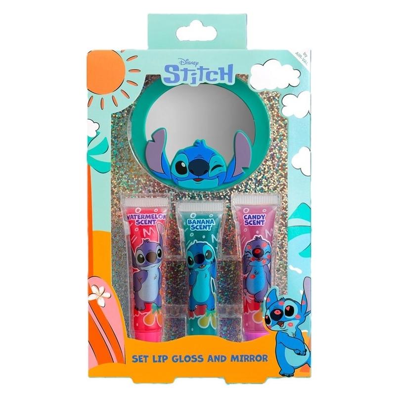Disney Air-Val Stitch Set Brillo Labial+Espejo (Lippenpflege Set, 1 g) (70454201)