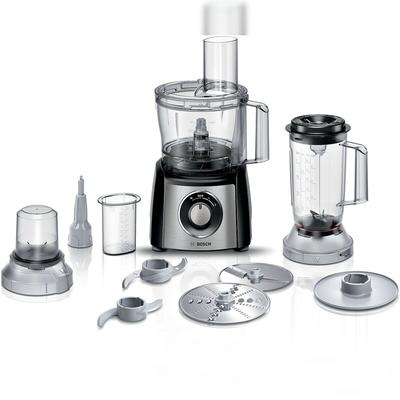 Bosch MCM3501M MultiTalent 3 Küchenmaschine schwarz/silber