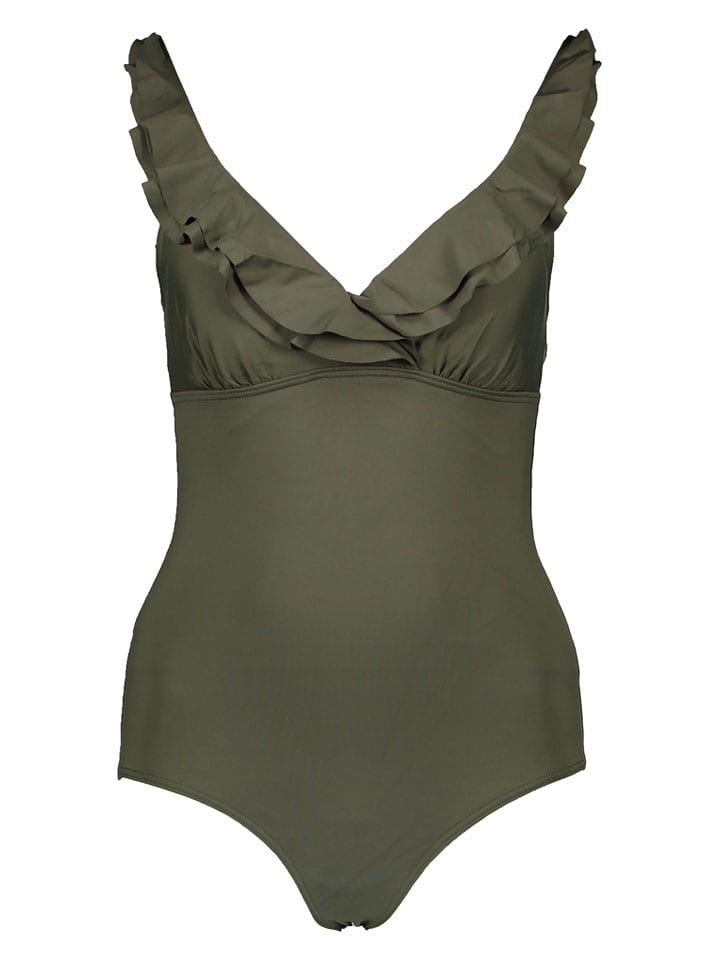 JETTE Badeanzug in Oliv - 40C-Cup