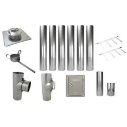 Bertrams Ewr Standardbausatz 21STB180-K Ø 180 mm, Komplettpaket, für Gesamthöhen von ca. 7 m