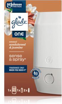Glade ONE Sensual Sandalwood & Jasmine ambientador automático com recarga 10 ml. ONE Sensual Sandalwood & Jasmine
