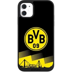 Nivocase Handyhülle für Apple iPhone 11 Hülle NIVOpure Case Schwarz BVB Borussia Dortmund Stadion (Apple iPhone 11), Smartphone Hülle, Schwarz