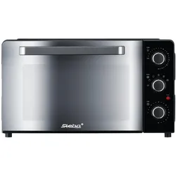 Steba KB 224 Black Steel Grillbackofen, Kleinbackofen, Schwarz