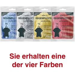 WUNDmed® Regenponcho farbsortiert Einheitsgröße