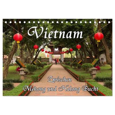 Vietnam - Zwischen Mekong und Halong Bucht (Tischkalender 2026 DIN A5 quer), CALVENDO Monatskalender