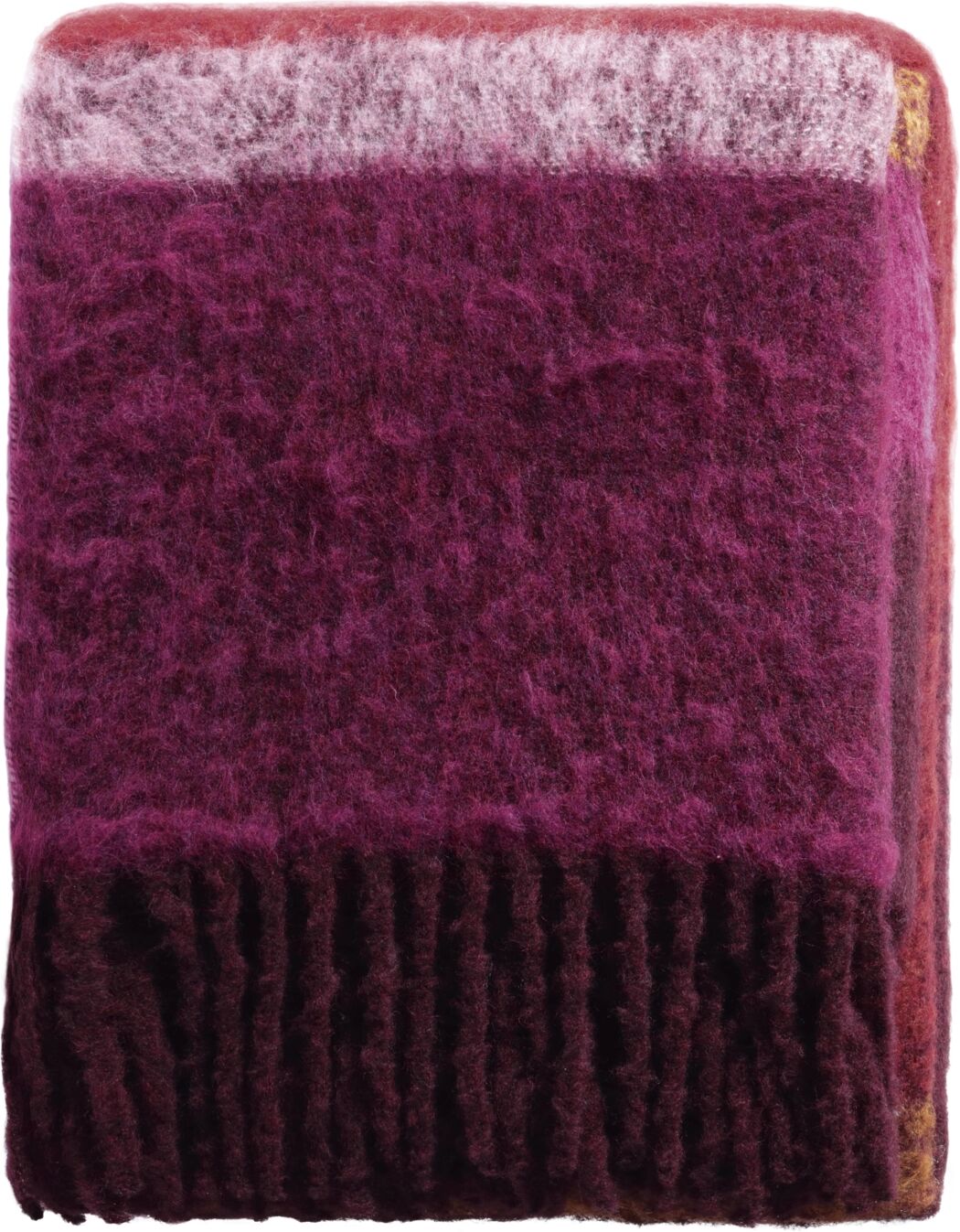 Biederlack Miltonia Mohair Look  Bordeaux
