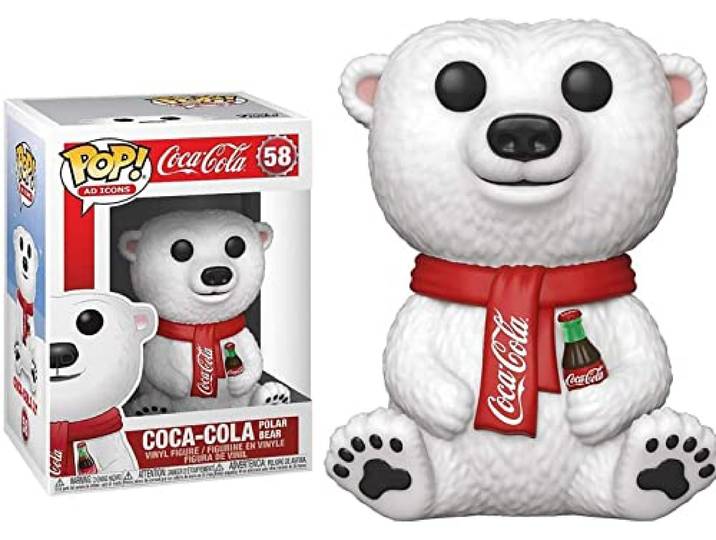 Funko Pop! Ad Icons: Coca-Cola - Coca-Cola Polar Bear #58,Multi kleuren