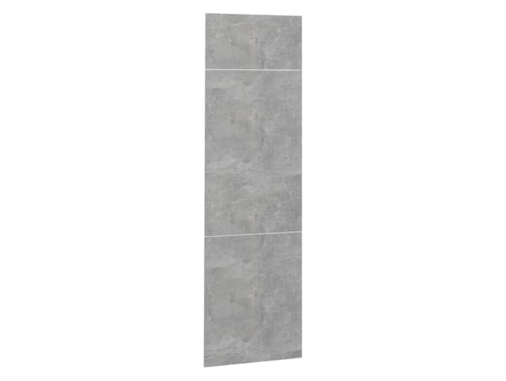 Vicco Küchenfront R-Line, Beton, 59.6 x 196 cm Möbelfront für den Kühlumbauschrank, passend für R-Line Küchenschränke zur einfachen Montage