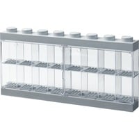 LEGO Minifiguren Display Case 16, Aufbewahrungsbox grau
