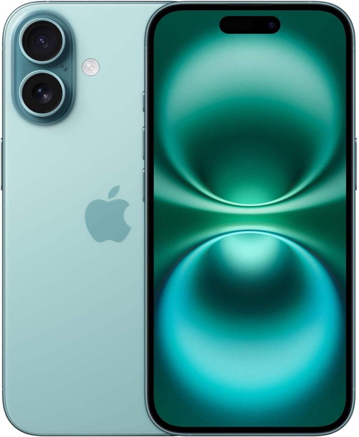 Eclat Tech Ltd Apple iPhone 16 5G 128GB AI Mobile Phone - Teal, Unlocked, New