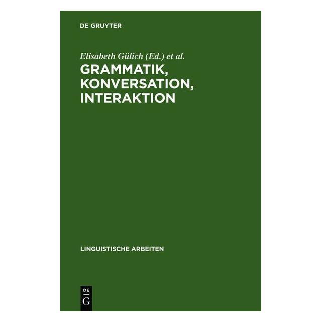 De Gruyter Grammatik, Konversation, Interaktion (67827633)