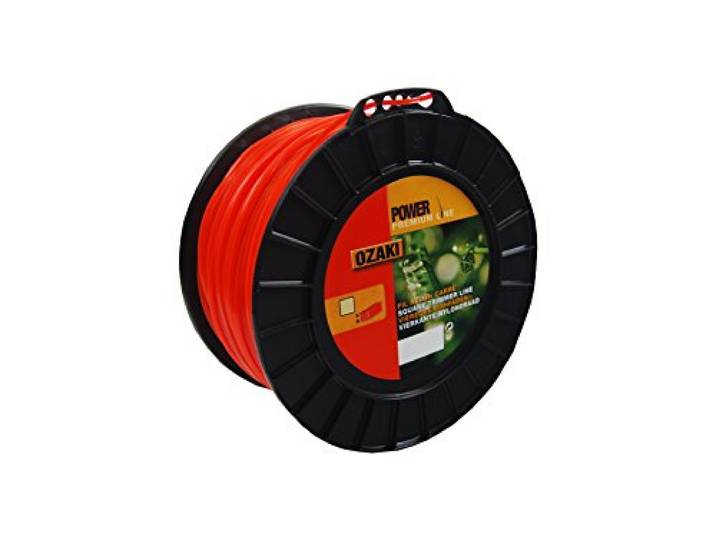 Greenstar 3900 beschermhoes van nylondraad, vierkant, Ozaki 207 m, ø 2,40 mm zwart.
