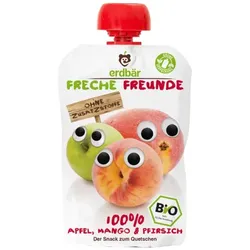 Freche Freunde Quetschie Pfirsich, Mango bio
