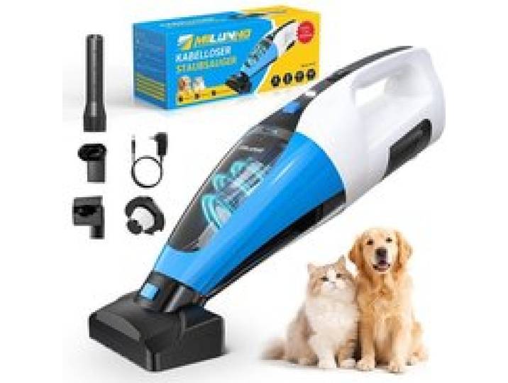 Aspirateur à main sans fil pour poils danimaux avec double moteur Brosse électrique anti-enchevêtrement accessoire pour poils