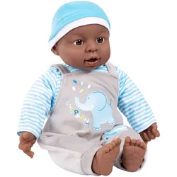 Bayer Design Puppe Brooky Boy 40cm, hellblau