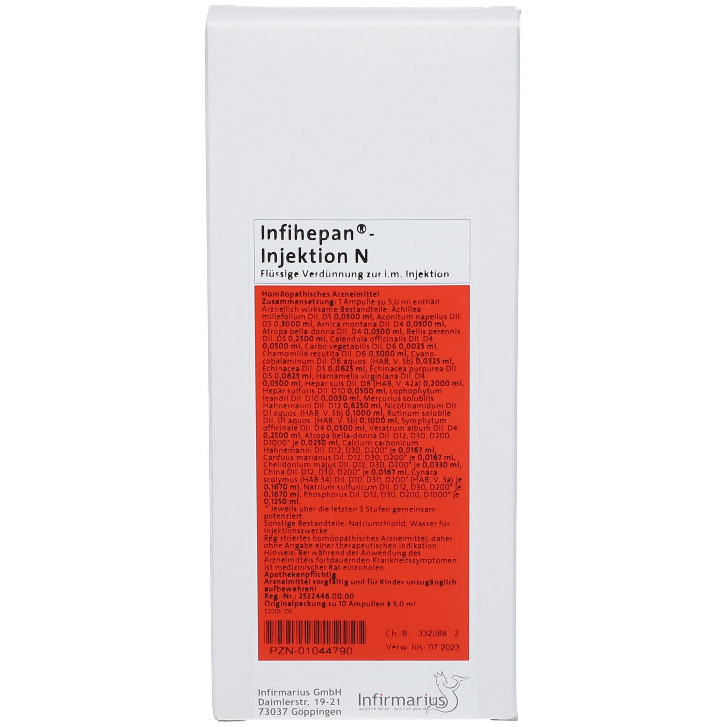 Infihepan Injektion N Ampullen 10 St