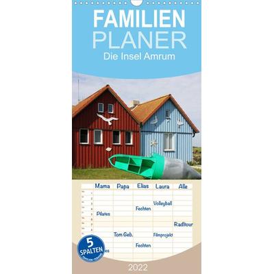 Familienplaner Die Insel Amrum (Wandkalender 2022 , 21 cm x 45 cm, hoch)