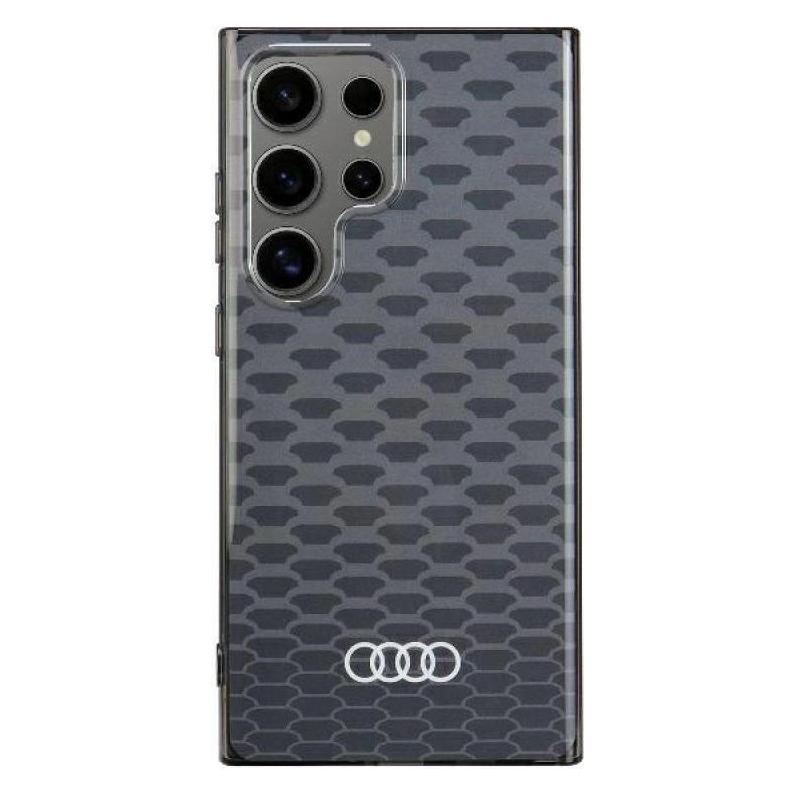 Audi IML Stitching Pattern MagSafe Case S928 czarny/black hardcase AU-IMLMU-Q5/D3-BK (Samsung Galaxy S24 Ultra) (AUDI000145-0)
