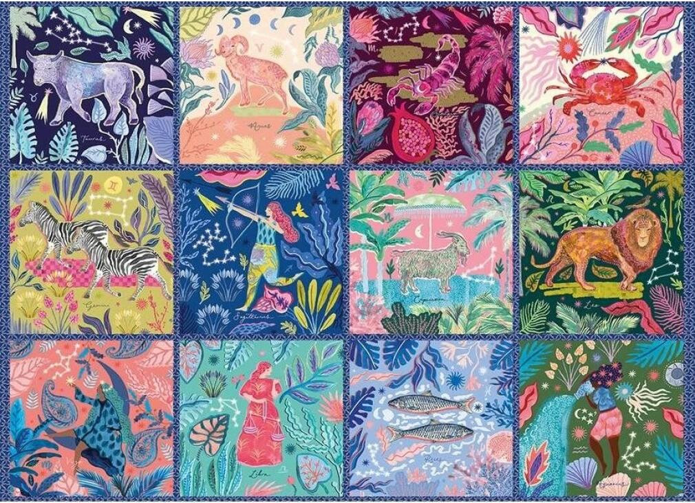 Gibsons Zodiac Jungle Puzzel, 1000 stukjes
