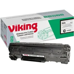 Viking 35A Kompatibel HP Tonerkartusche CB435A Schwarz