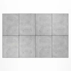 TEPPICH 100x150 cm Betonplatten Industrial Style