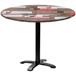 RestooTab - Tisch Bazila Ø110cm Dekor Redden Wood