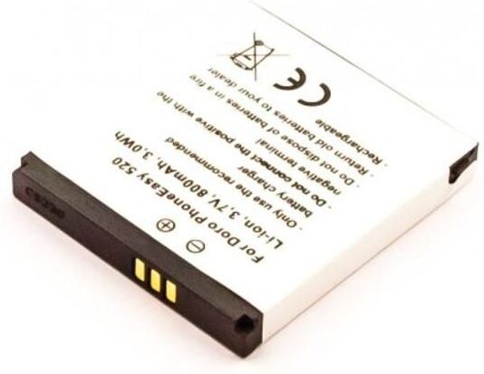 CoreParts MBXMISC0055 Replacement Battery for Doro PhoneEasy 520/606/613/621/622/623/624/626/631 (DBF-800A) — 2.96Wh 3.7V 800mAh