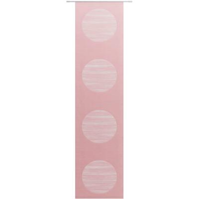 Neutex for you "Padova, 1 Stück, Klettband, halbtransparent, Kreis-Motiv" Klettband 1 Stk. tlg. inkl. Befestigungszubehör, Halbtransparent, Sauberer Abschluss, modern