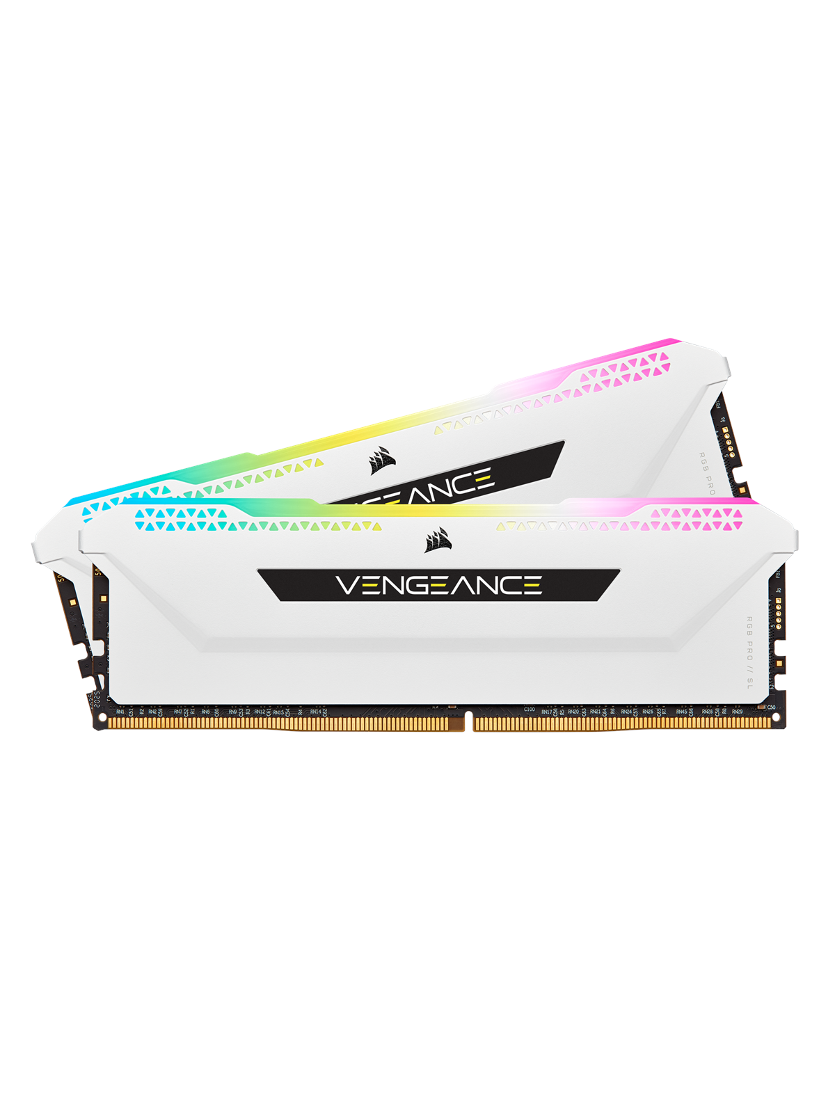 Corsair Vengeance RGB PRO SL DDR4-3200 - 16GB - CL16 - Dual Channel (2 pcs) - Intel XMP - Weiß mit RGB