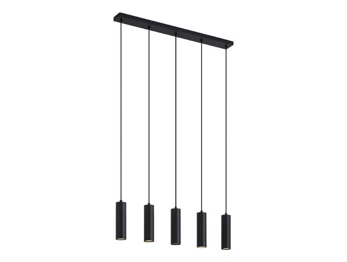 Suspension moderne noire 5 lumières - Jeana