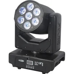 Showtec Shark Wash One 7x 12 W RGBWA-UV LED-Wash Moving Head