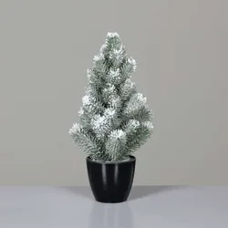 dpi Künstlicher Weihnachtsbaum mit Schnee im Topf, 39 cm
