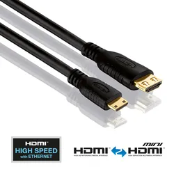 PURE PI1200-010 - HDMI/Mini HDMI Kabel - PureInstall Serie 1,00 m