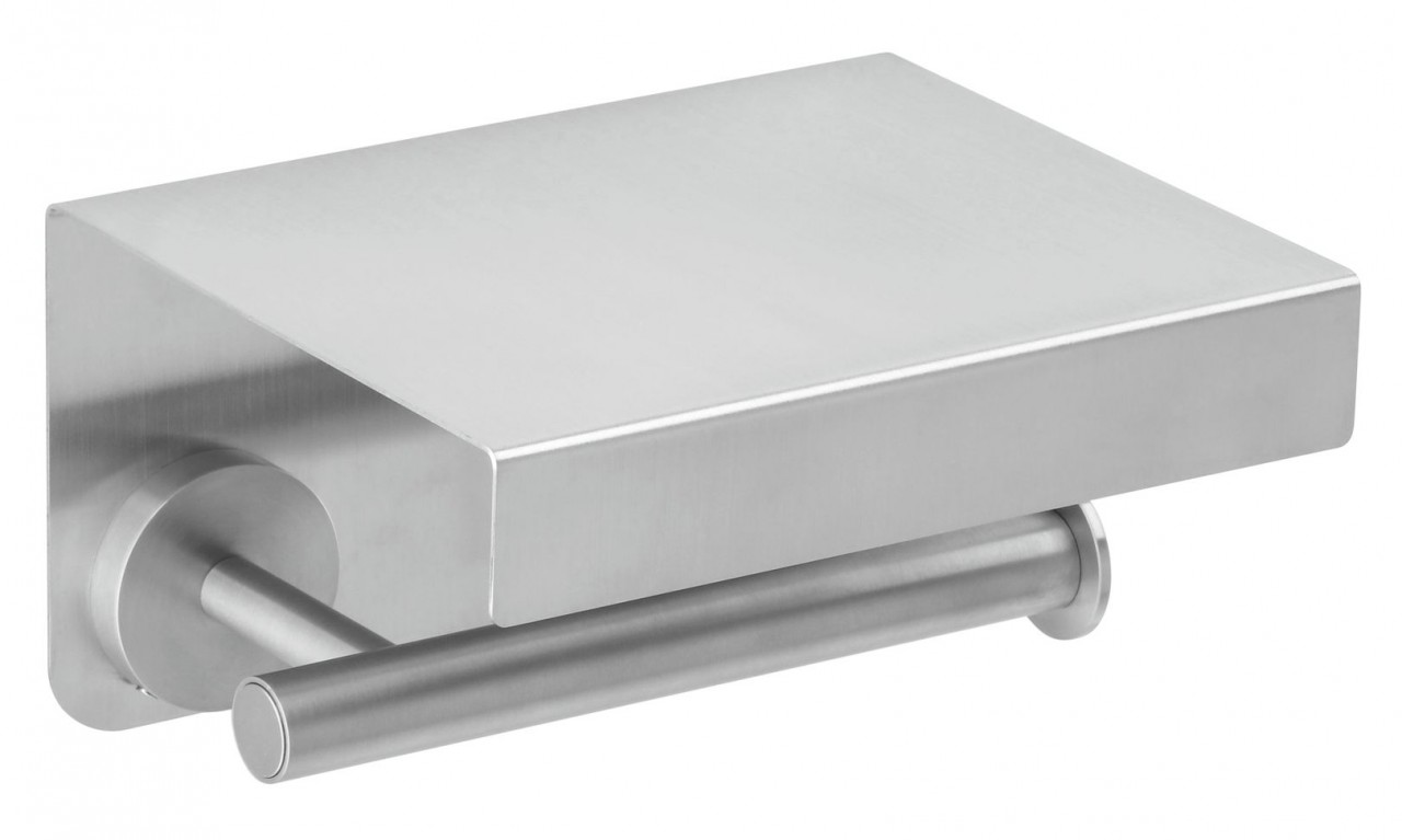 Herzbach Design iX Papierrollenhalter, mit Deckel Edelstahl , 17.815000.1.09 17.815000.1.09