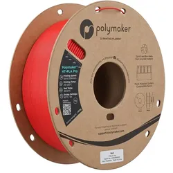 Polymaker HT-PLA-PRO RED 1kg (PLA, 1000 g), Filament, Rot