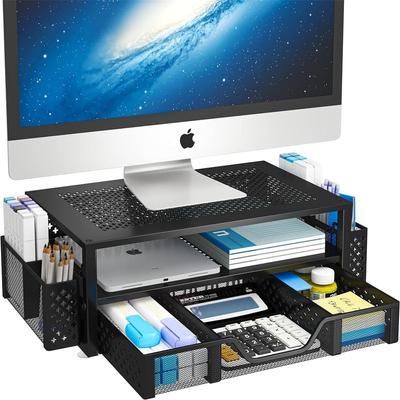 No 2 Tier Metal Monitor Stand